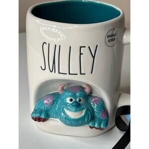 Rae Dunn Disney Pixar Monsters Inc SULLEY Mug NWT Double Sided 3D